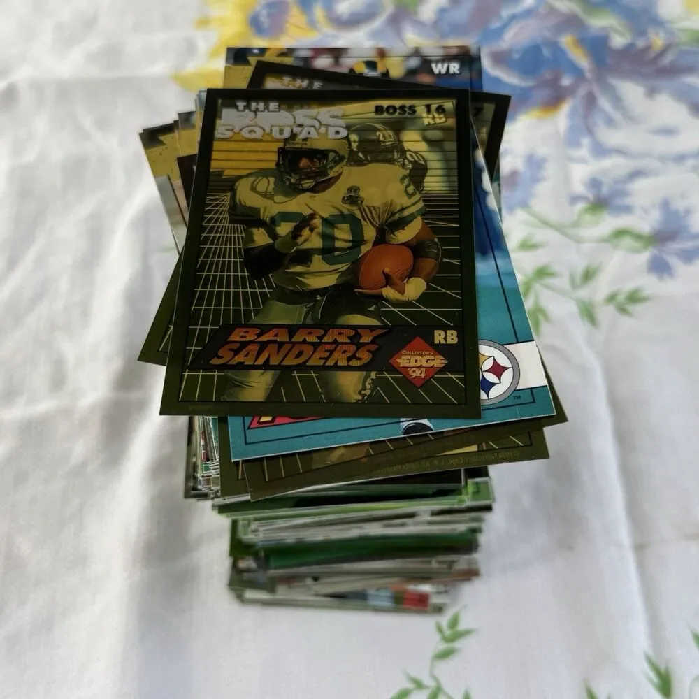 1994 Collectors Edge Football 250 Card Lot NM Barry Sanders John Elway Aikman